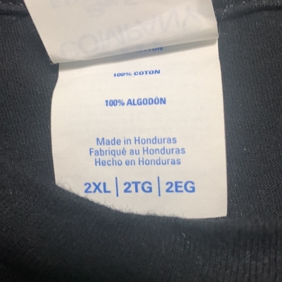 Port & Co. Motorcycle black tee, size 2XL - Picture 6 of 6